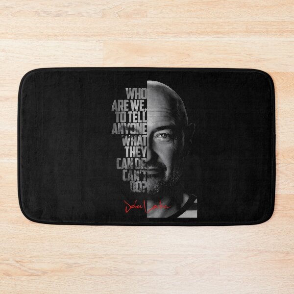 Item preview, Black and white John Locke Lost tv show quote poster designed and sold by LavaAryana.