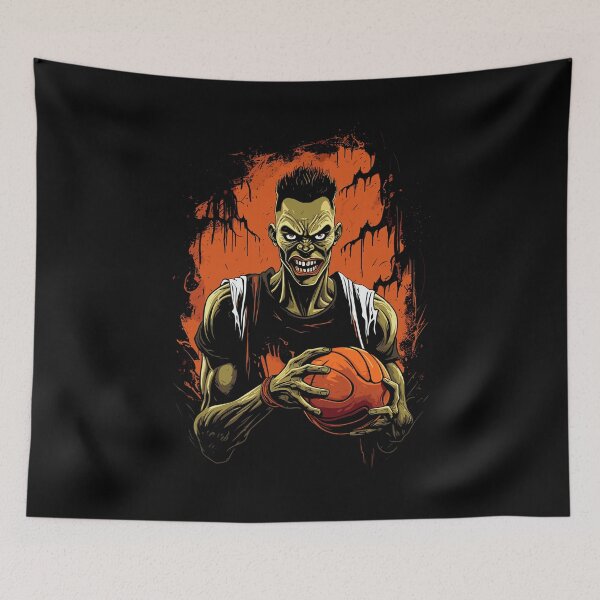 Item preview, Zombie Basketball Player Dunker Tee Halloween designed and sold by NoLimit-Merica.