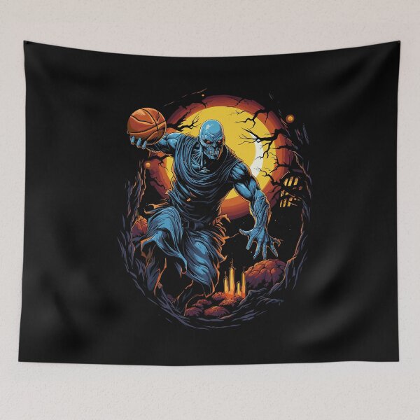 Item preview, Zombie Basketball Player Dunker Tee Halloween designed and sold by NoLimit-Merica.