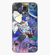 Raumschiff Erde Wandgemälde Hülle & Skin für Samsung Galaxy