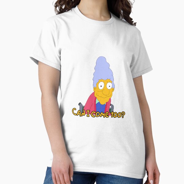 Item preview, Can I come too? Old Lady Simpson Sticker designed and sold by Alicia.Makes.Art.