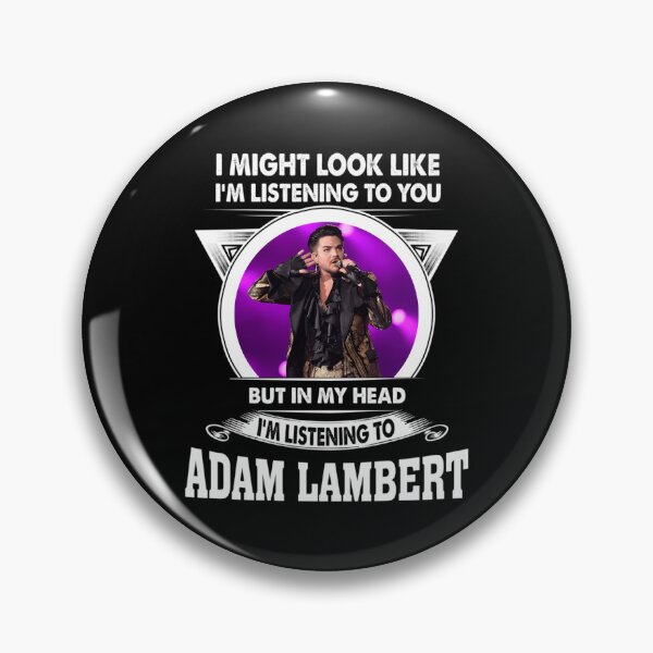 Item preview, LISTENING TO ADAM LAMBERT designed and sold by KerryInsideOut.