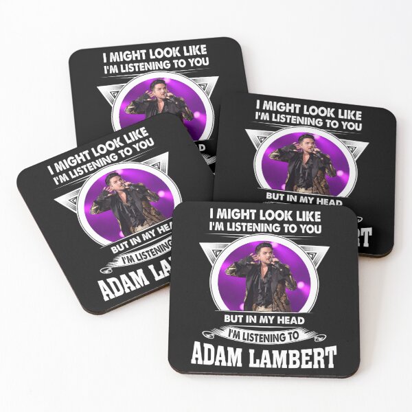 Item preview, LISTENING TO ADAM LAMBERT designed and sold by KerryInsideOut.
