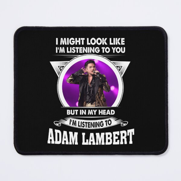 Item preview, LISTENING TO ADAM LAMBERT designed and sold by KerryInsideOut.