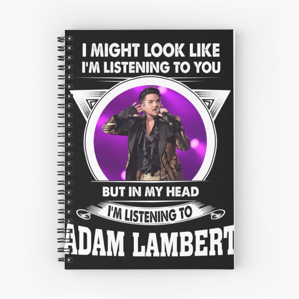 Item preview, LISTENING TO ADAM LAMBERT designed and sold by KerryInsideOut.