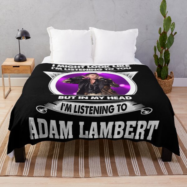 Item preview, LISTENING TO ADAM LAMBERT designed and sold by KerryInsideOut.