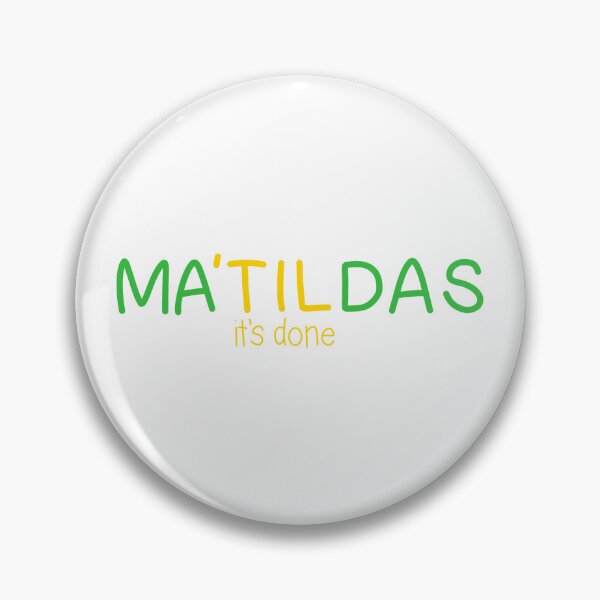 Item preview, Green and Gold Matildas - Til It’s Done designed and sold by jeminamarina.