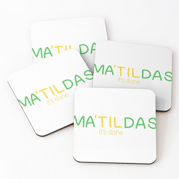 Item preview, Green and Gold Matildas - Til It’s Done designed and sold by jeminamarina.
