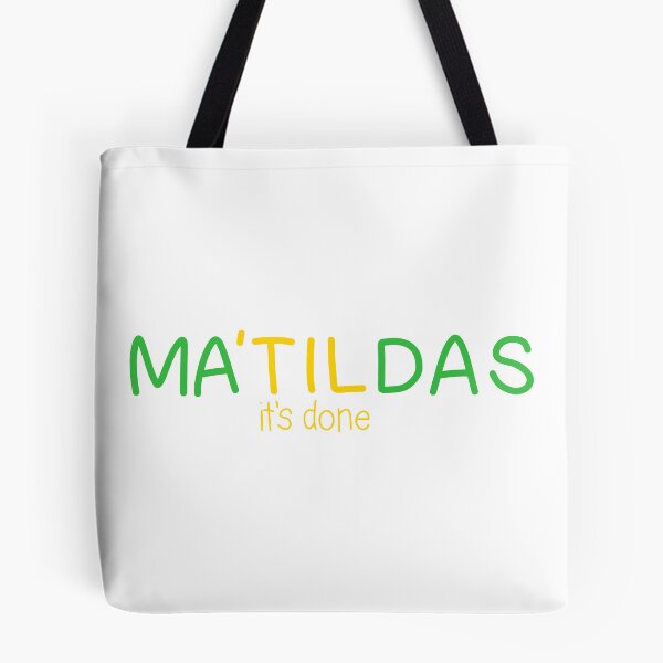 Item preview, Green and Gold Matildas - Til It’s Done designed and sold by jeminamarina.