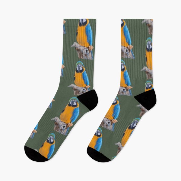 Item preview, Blue and Gold Macaw Parrot designed and sold by TheArtCave.