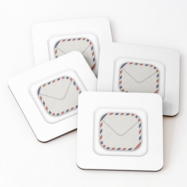Item preview, Vintage Air Mail Icon | white designed and sold by trepiu.