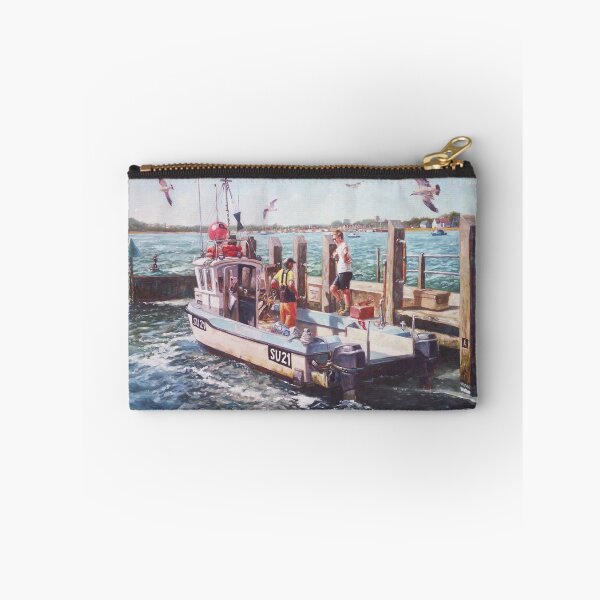 Item preview, Fishing Boat at Mudeford Quay designed and sold by martyee.
