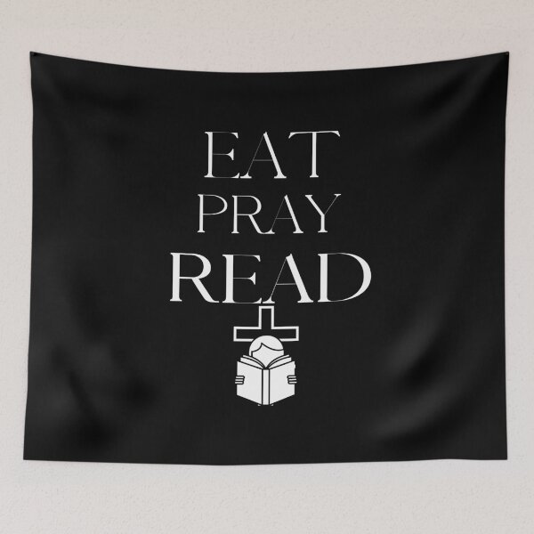 Item preview, Eat pray read designed and sold by WickyWildLife.