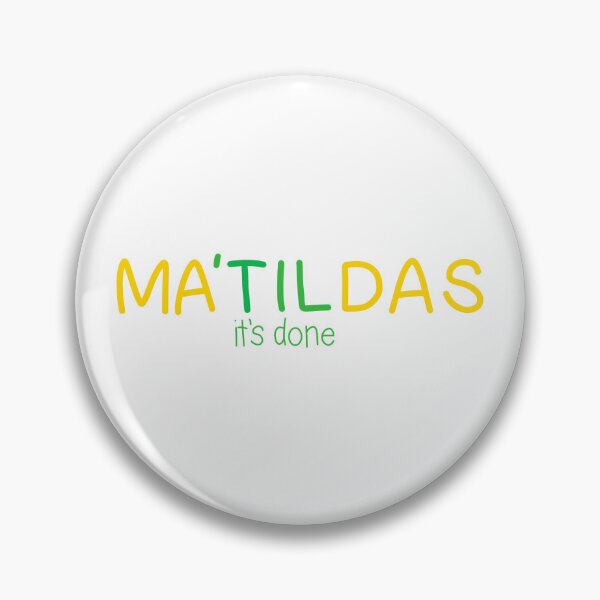 Item preview, Green and Gold Matildas - Til It’s Done designed and sold by jeminamarina.