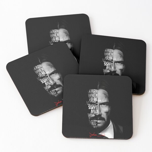 Item preview, Cita de John Wick en blanco y negro. designed and sold by LavaAryana.