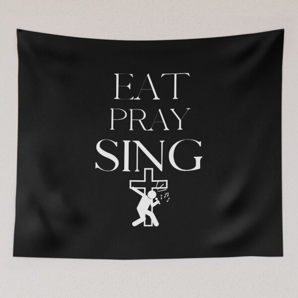 Item preview, Eat pray sing designed and sold by WickyWildLife.
