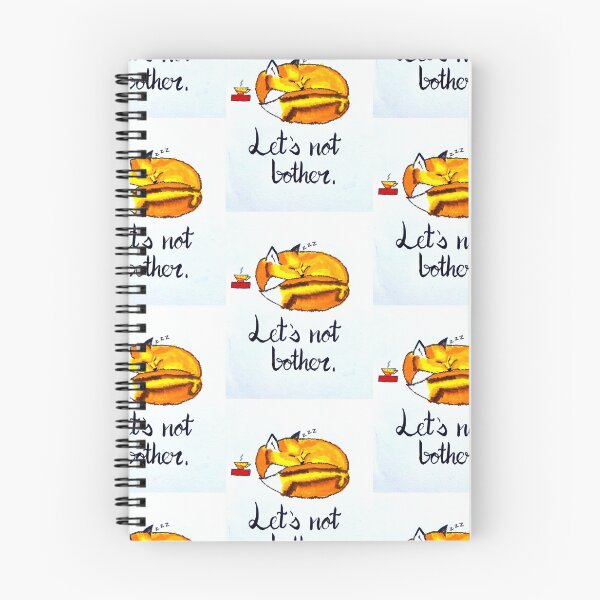 Item preview, Fox Let's Not Bother designed and sold by AmyStorybook.