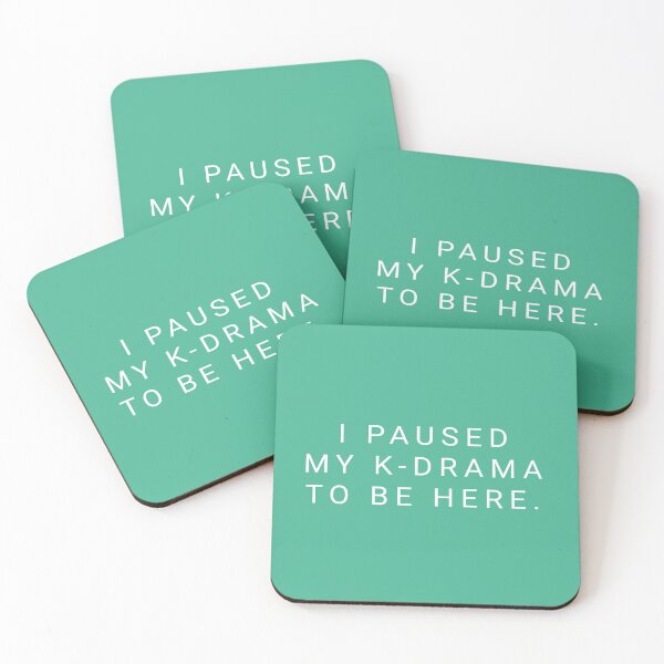 Item preview, i paused my kdrama to be here designed and sold by nelkrshop.