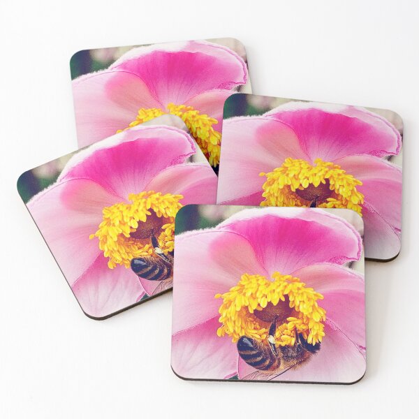 Item preview, Industrious bee on Japanese anemone designed and sold by angel1.