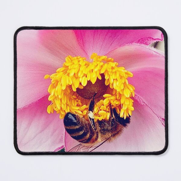 Item preview, Industrious bee on Japanese anemone designed and sold by angel1.