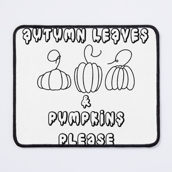 Item preview, Autumn Leaves and Pumpkins Please | Whimsical Autumn and Halloween Delights Collection designed and sold by Ali Doodles.