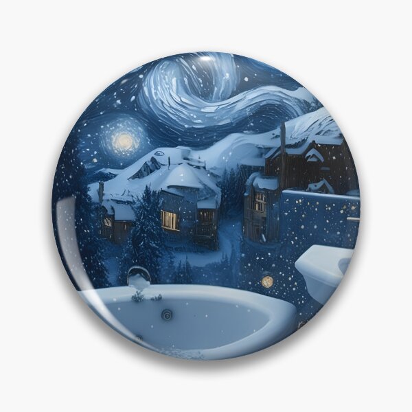 Item preview, Starry Night Bathroom designed and sold by Everythingstakn.