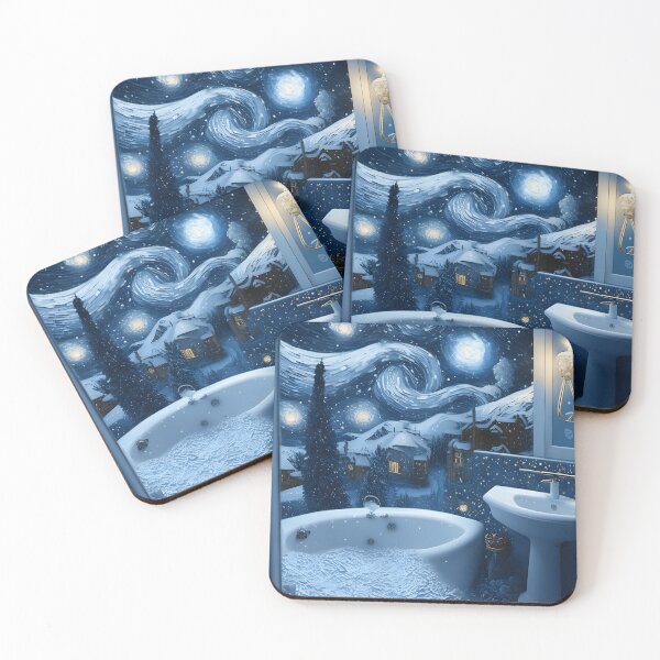 Item preview, Starry Night Bathroom designed and sold by Everythingstakn.