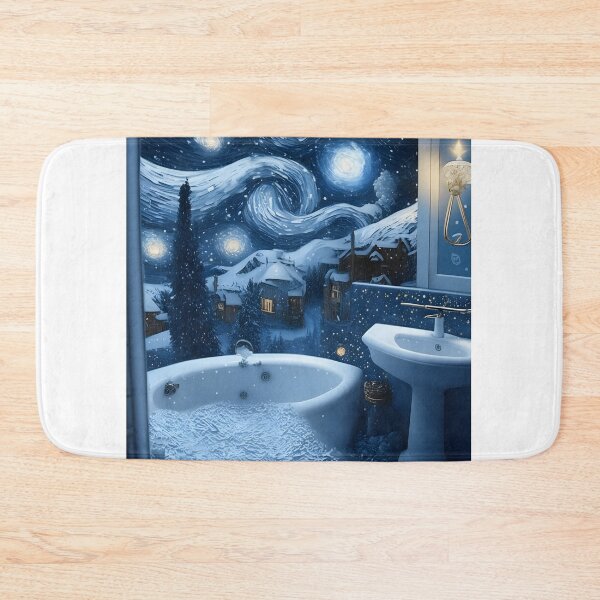 Item preview, Starry Night Bathroom designed and sold by Everythingstakn.
