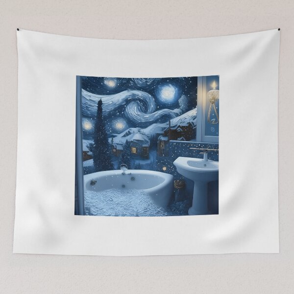 Item preview, Starry Night Bathroom designed and sold by Everythingstakn.
