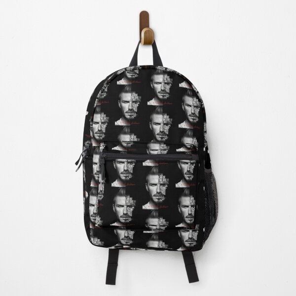 David Beckham Backpack Handsome Man Daypack Football Star Picture