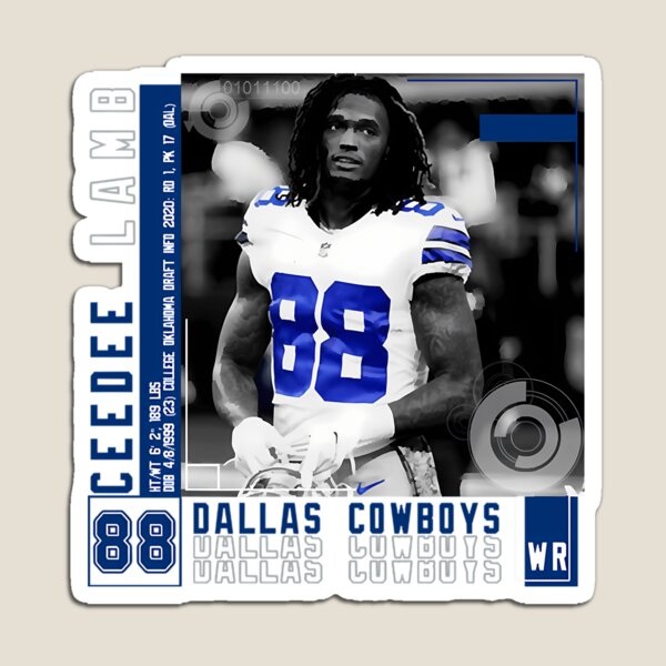 Amari Cooper Football Edit Tapestries Cowboys - Amari Cooper - Magnet