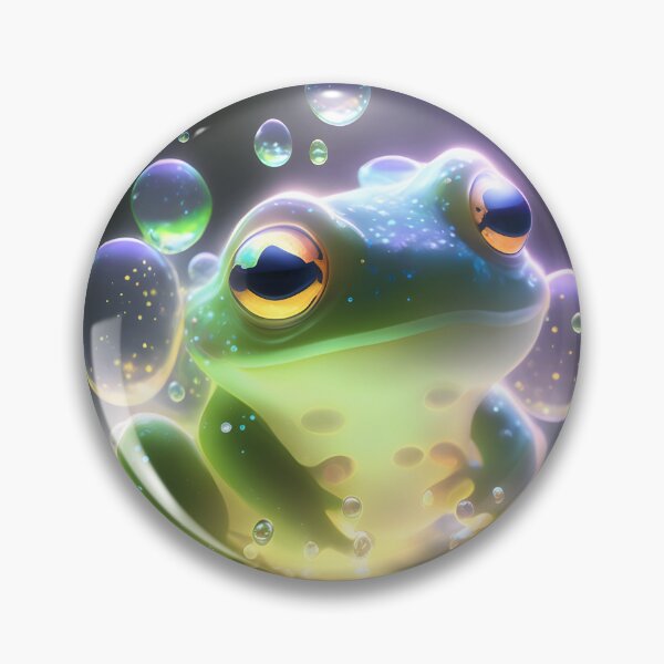 Item preview, Cute Frog Bubble designed and sold by Everythingstakn.