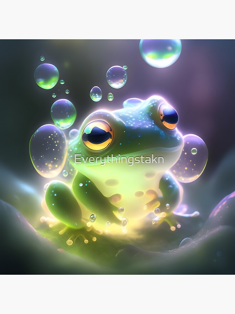 Bubble fashion frog