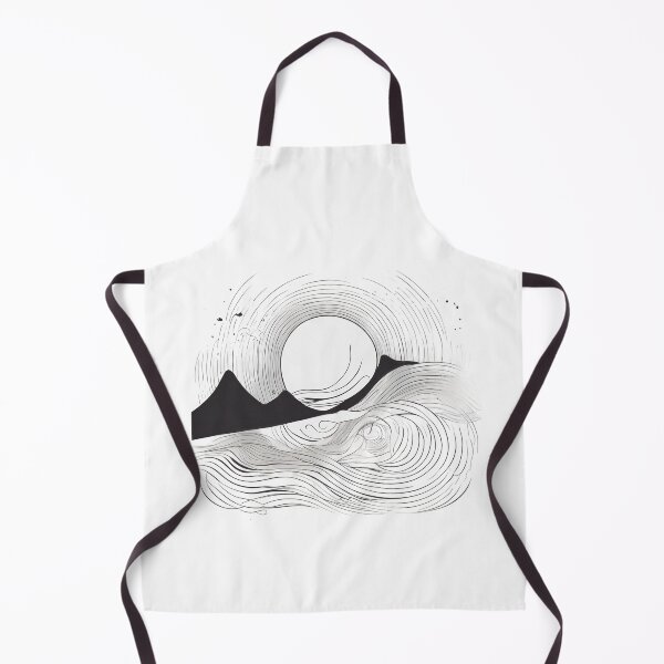 Item preview, Minimalist Mountainscape - Serene Line Art designed and sold by ThePrism.