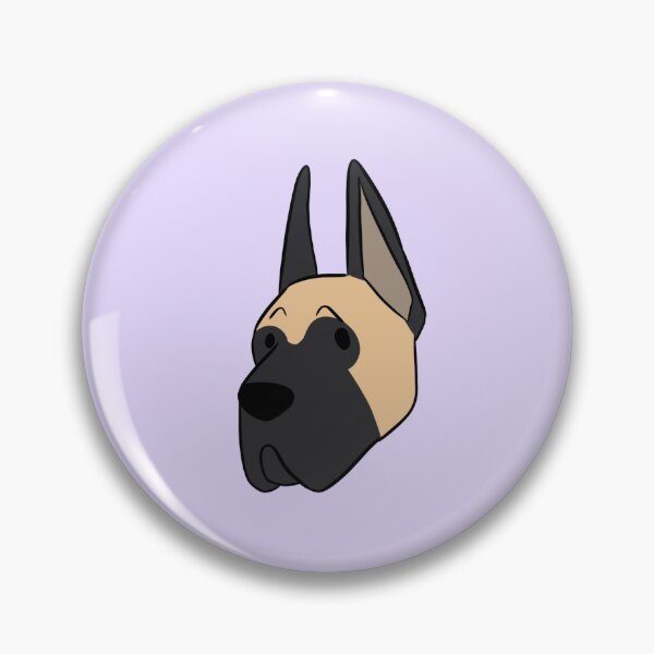 Item preview, Cute great dane dog face designed and sold by Yaragold.