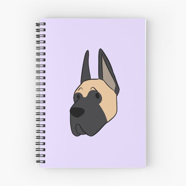 Item preview, Cute great dane dog face designed and sold by Yaragold.