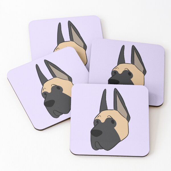 Item preview, Cute great dane dog face designed and sold by Yaragold.