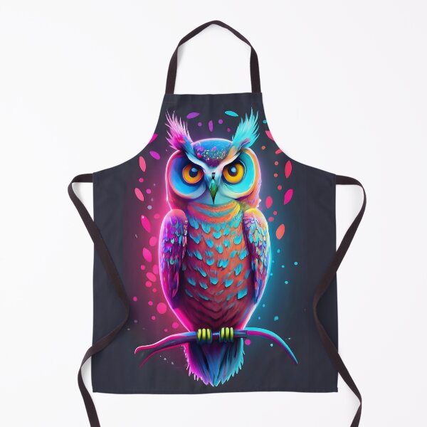 Item preview, Neon style owl designed and sold by Trendy-Artistry.