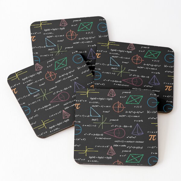 Item preview, Colorful Mathematics Equations Math Formulas  designed and sold by idovedesign.