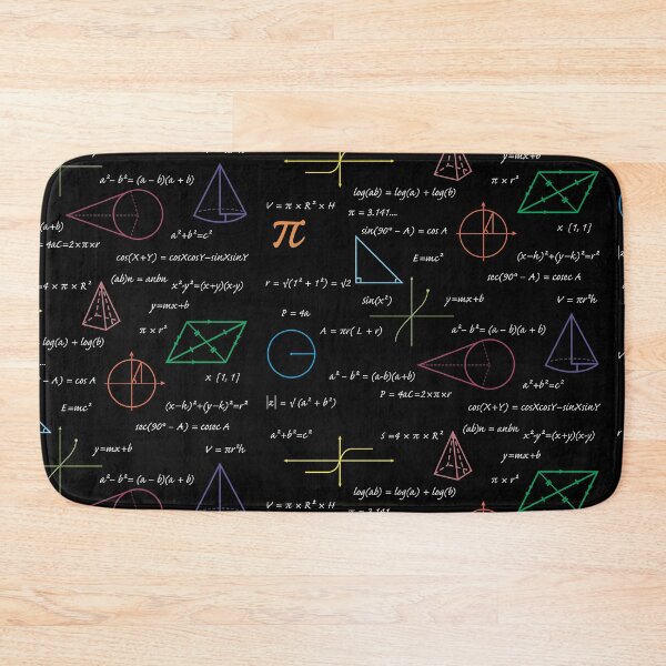 Item preview, Colorful Mathematics Equations Math Formulas  designed and sold by idovedesign.