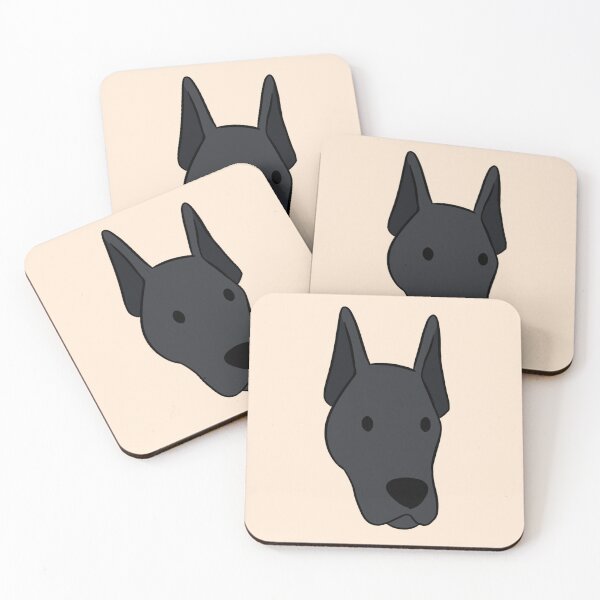 Item preview, Cute great dane dog face designed and sold by Yaragold.