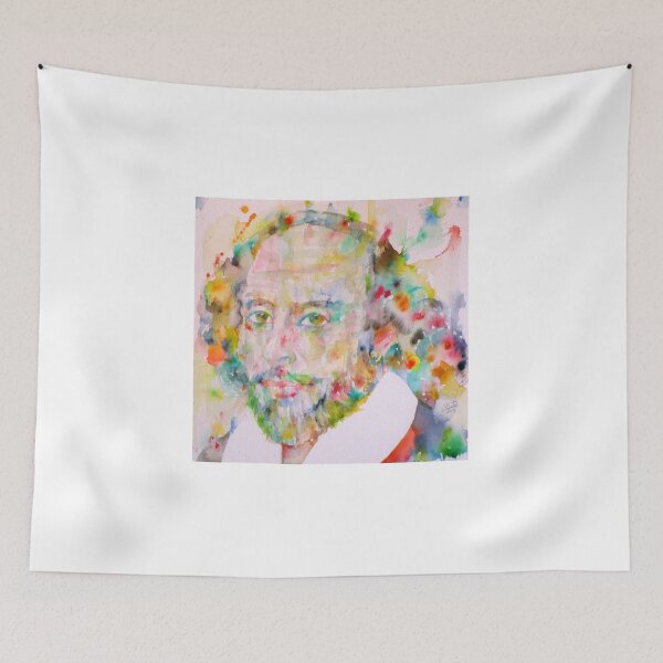 Item preview, WILLIAM SHAKESPEARE - watercolor portrait.5 designed and sold by lautir.