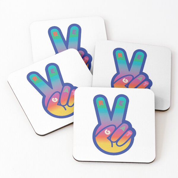 Item preview, GREAT! (Hand peace sign) designed and sold by justwaterthanks.