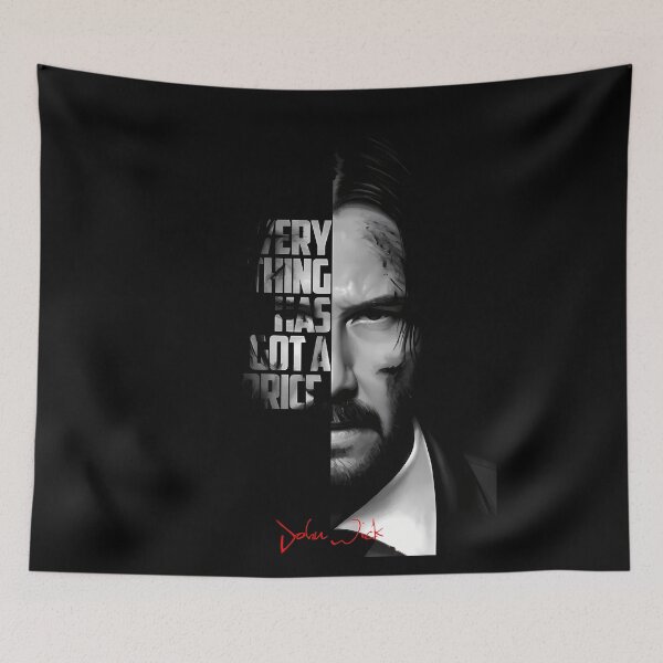 Item preview, Black and white John Wick quote. designed and sold by LavaAryana.