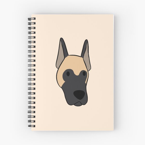 Item preview, Cute great dane dog face designed and sold by Yaragold.