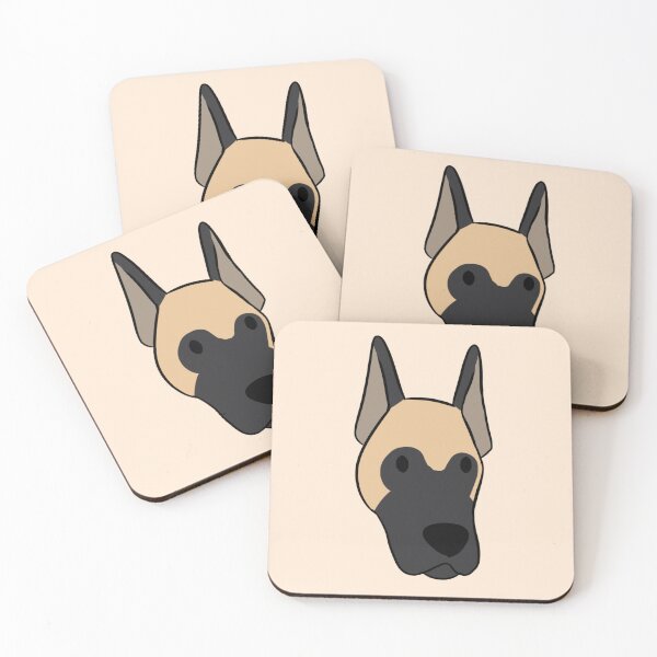 Item preview, Cute great dane dog face designed and sold by Yaragold.