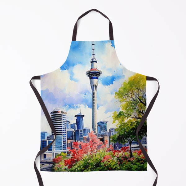 Item preview, A Watercolor Design of Auckland - New Zealand designed and sold by Sketch-Shack.