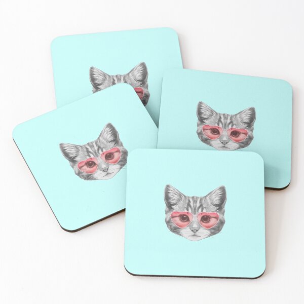 Item preview, Cute Hippy Cat Design designed and sold by SoNifty.