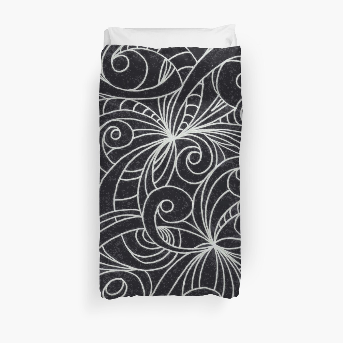 "Floral Doodle Drawing" Duvet Covers by MEDUSA GraphicART Redbubble