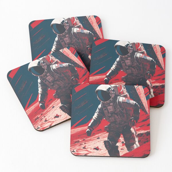 Item preview, An Astronaut on the Mars Fictional Artwork designed and sold by deepakrode7.